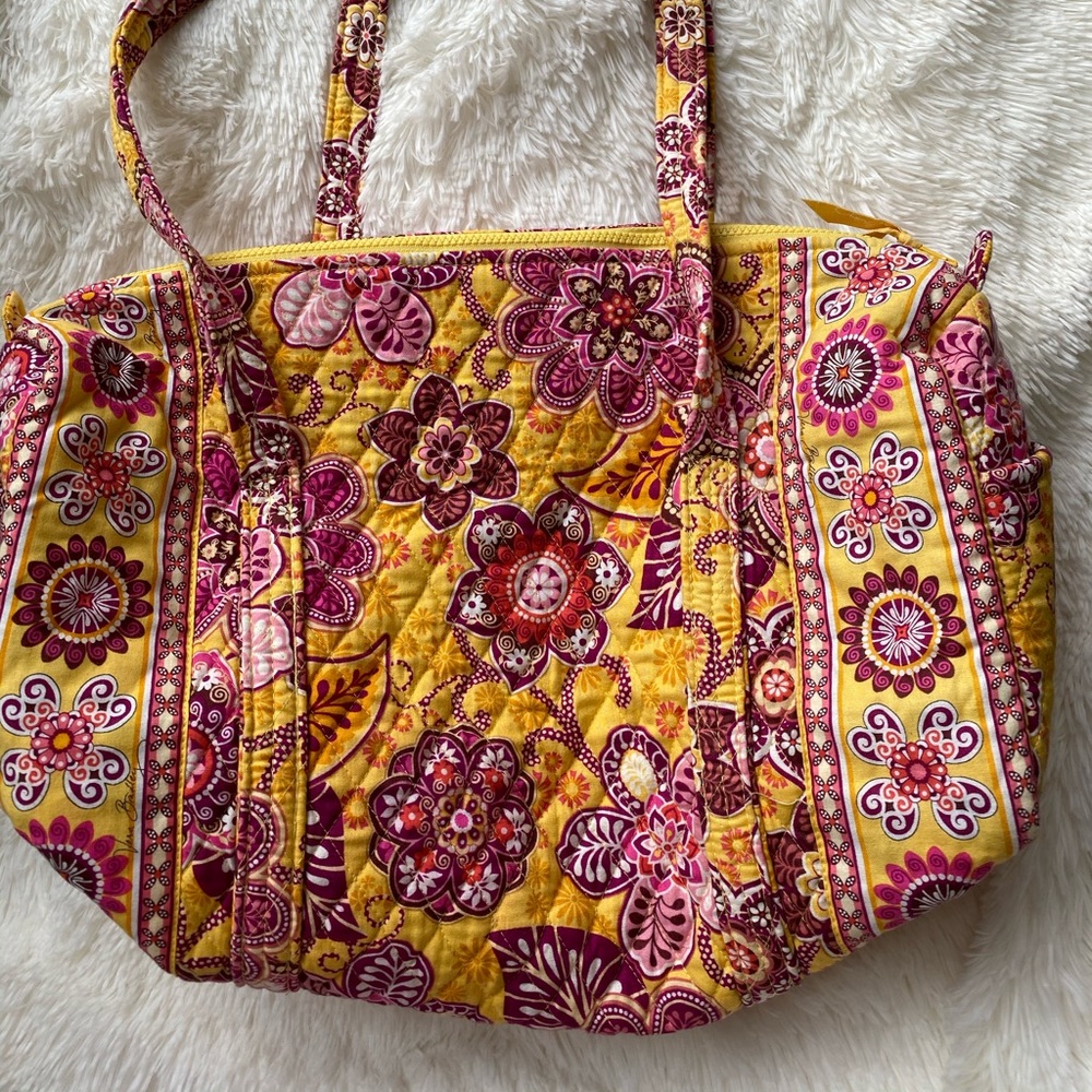 Like New - Vera Bradley Small Duffel - Bali Gold